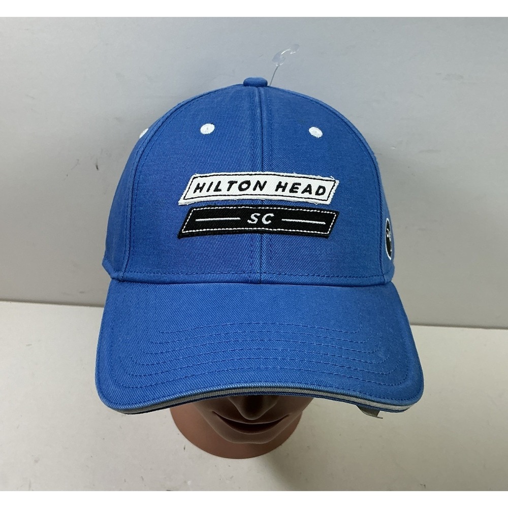 Camp David Hilton Head SC Hat Blue‎ Baseball Cap Curve Bill New NWT